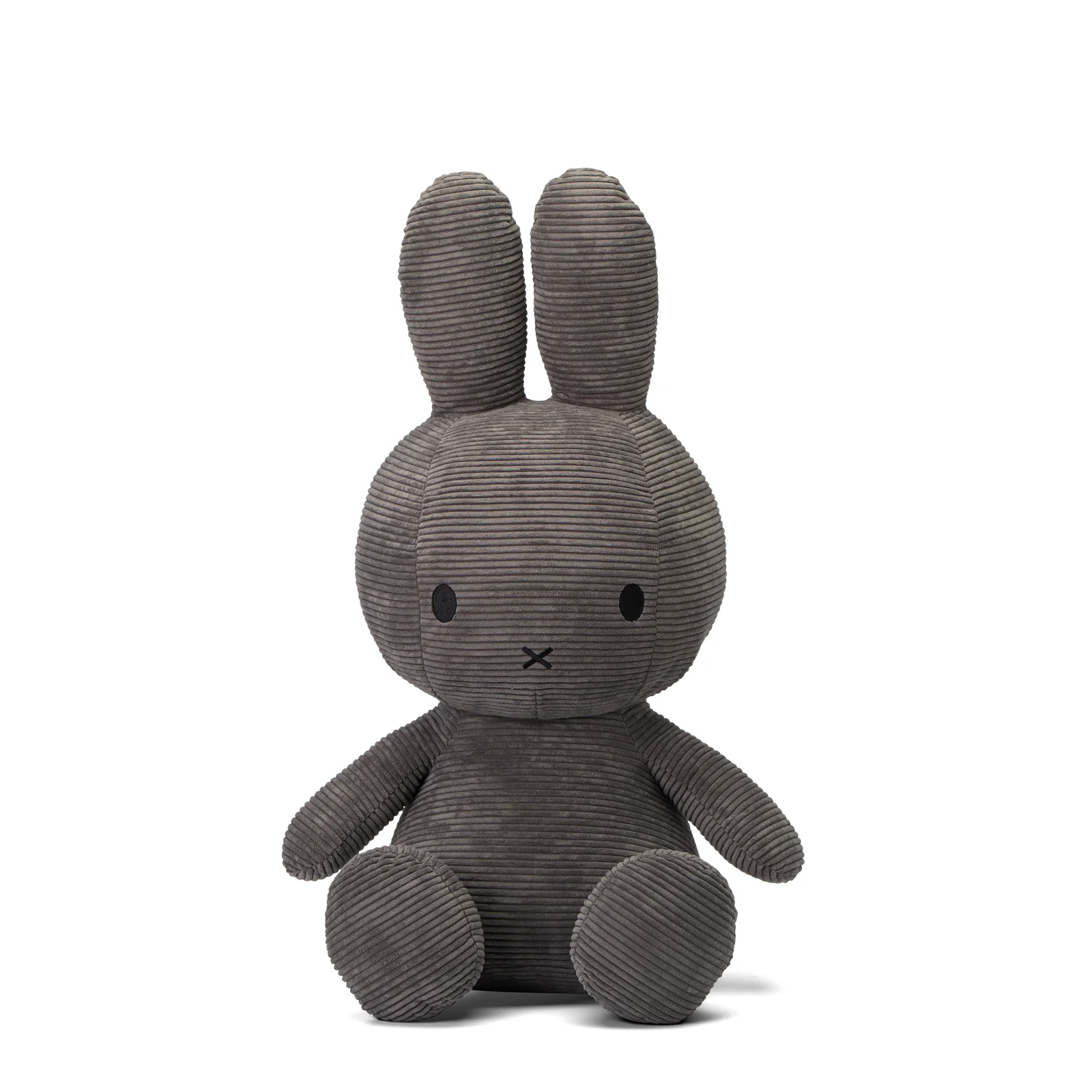 Miffy Sitting Corduroy Grey 23cm