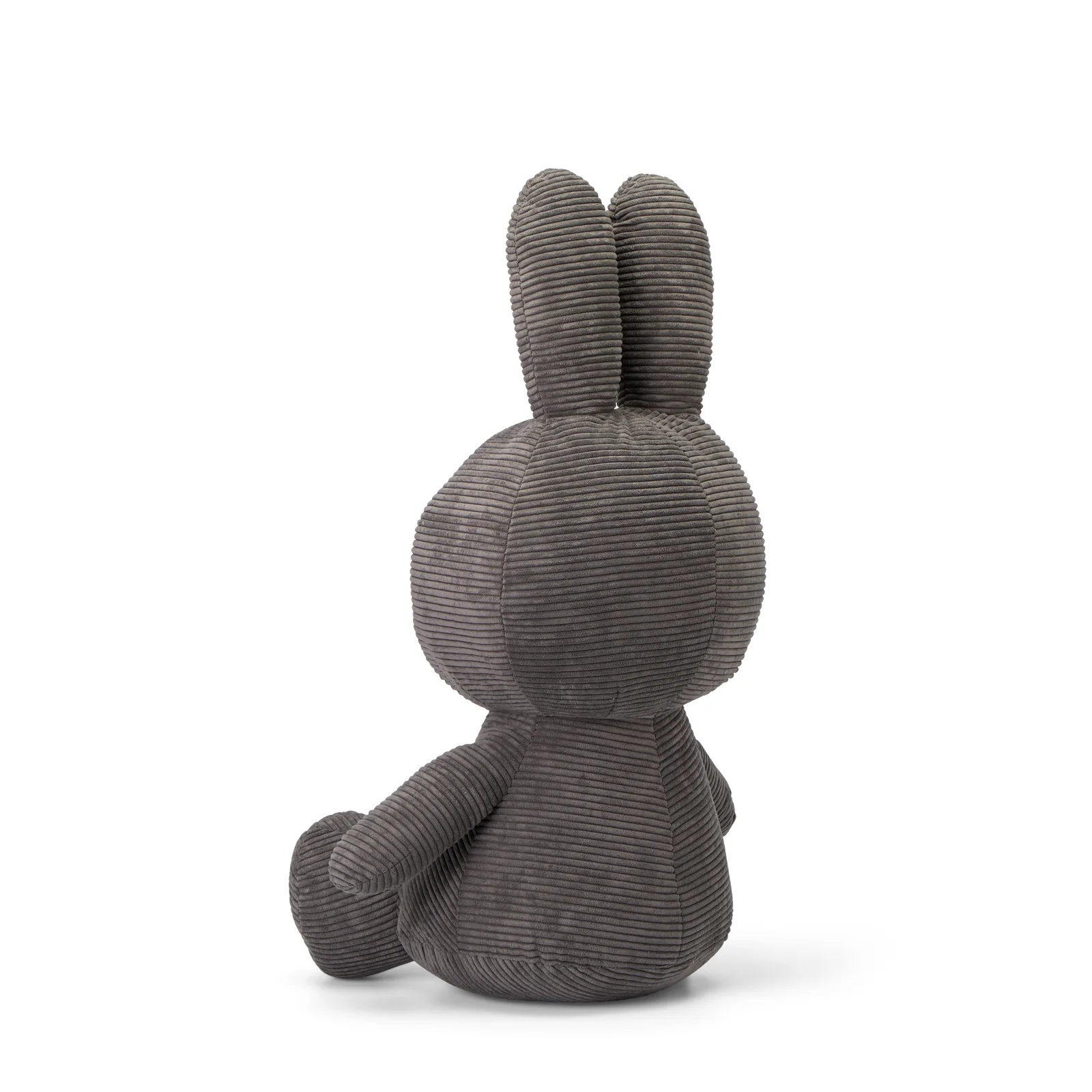 Miffy Sitting Corduroy Grey 23cm - Image 3