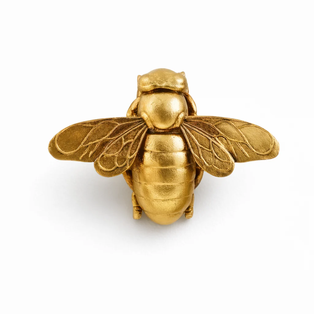 Antique Gold Bertie Bee Wall Jewel