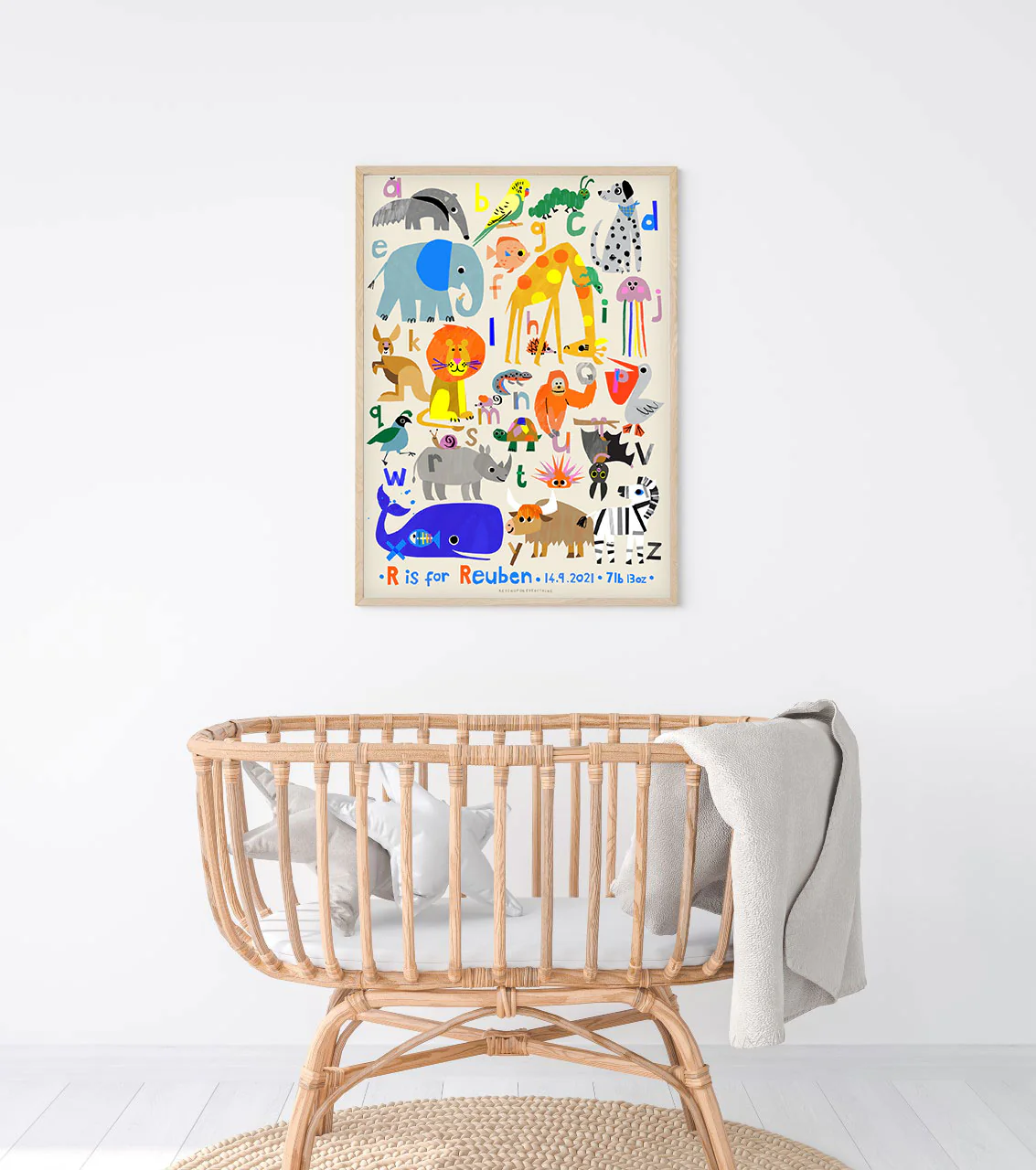 Personalised Animal Alphabet Print - Image 5