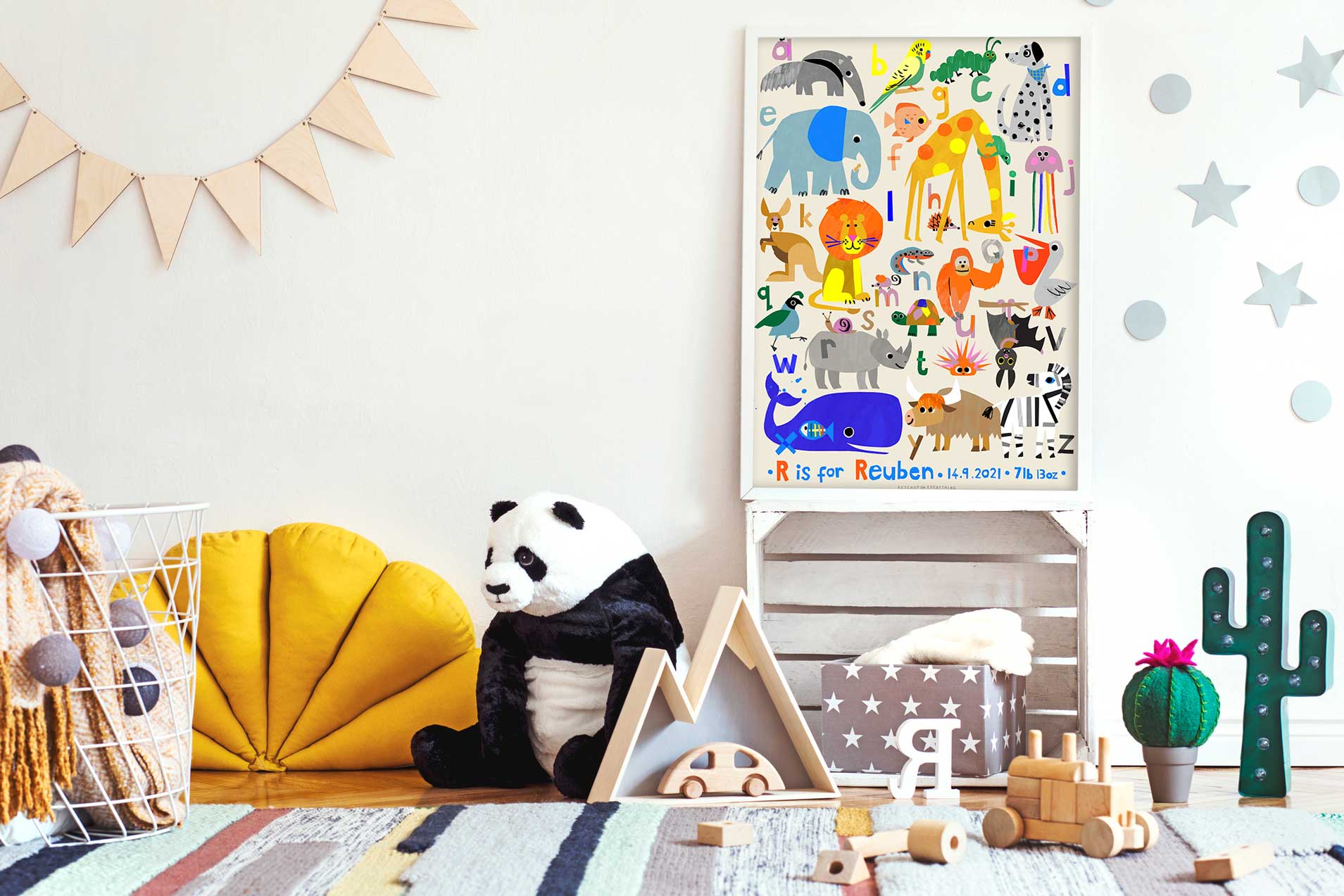 Personalised Animal Alphabet Print - Image 7
