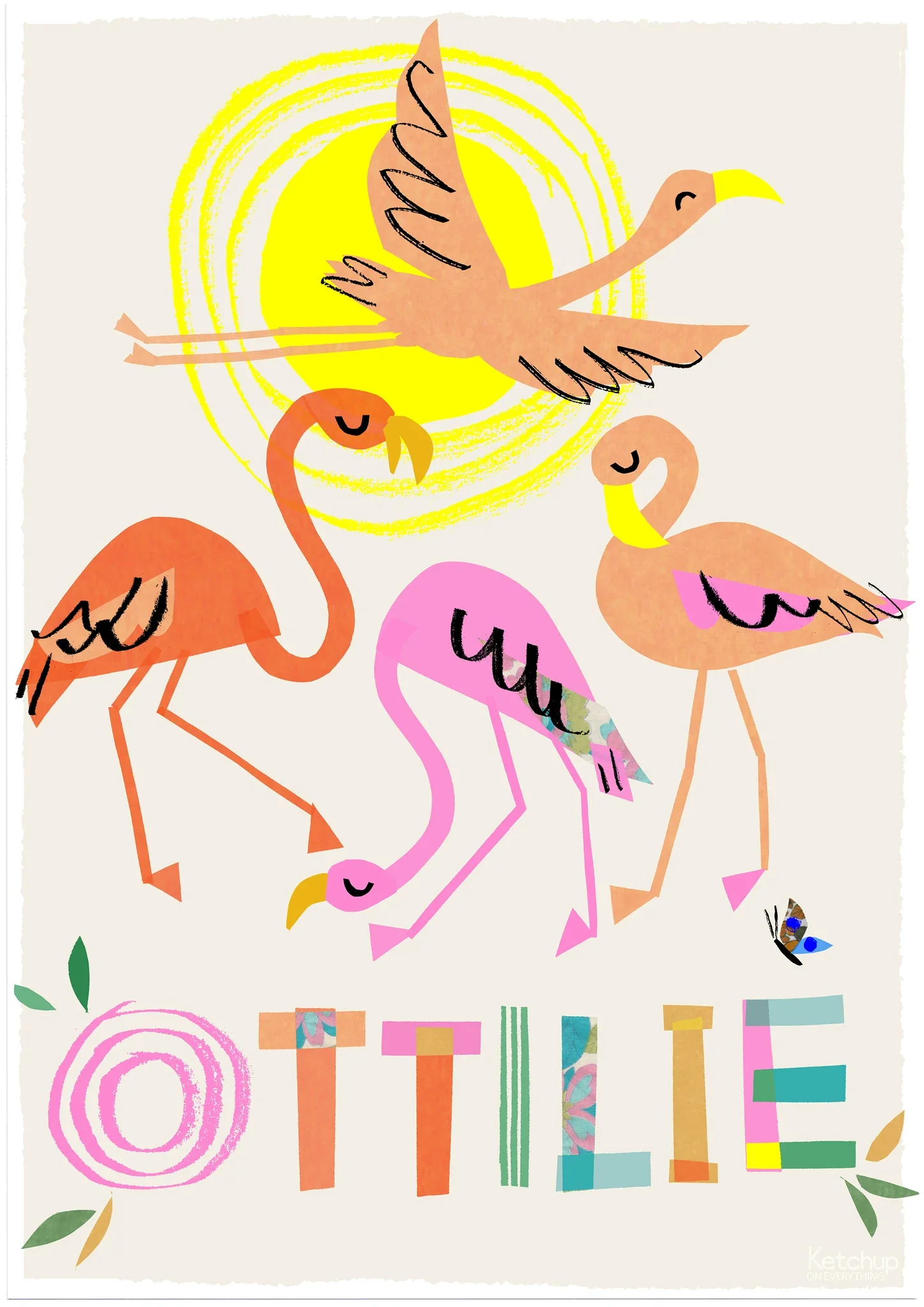 Personalised Flamingo Print - Image 7