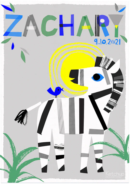 Personalised Zebra Print - Image 2