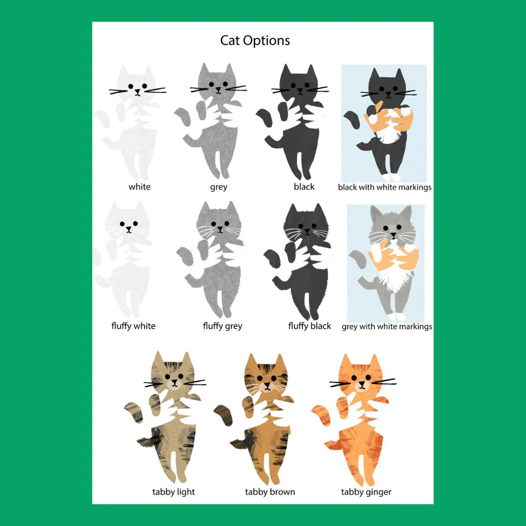 Personalized Cat Girl Portrait Print - Image 19