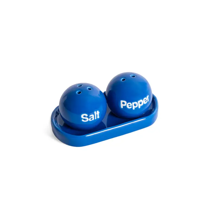 Ping Pong Salt and Pepper Set Blue - Image 2