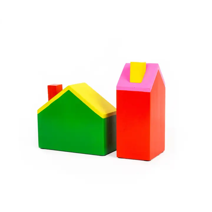Playful House Bookends Set of 2 - Image 2