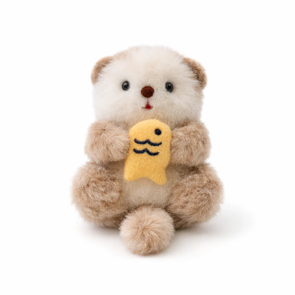 Plush Otter Bag Charm - colours assorted - Image 2