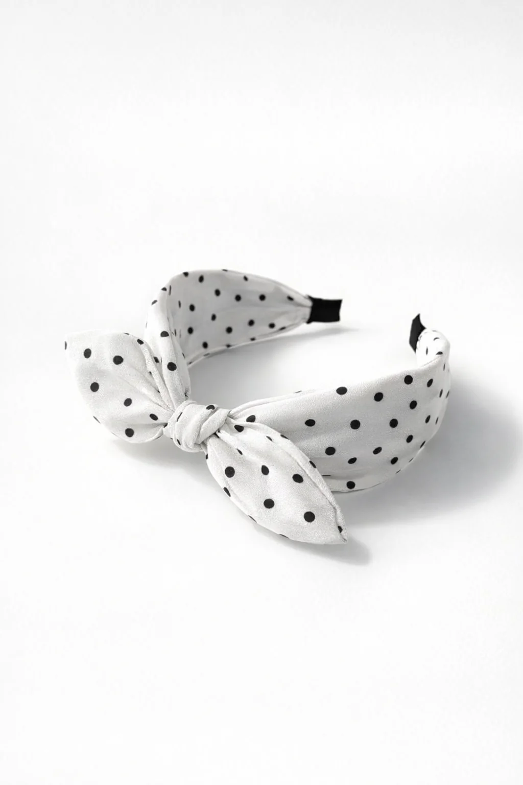 Polka dot headband with bow - Image 2