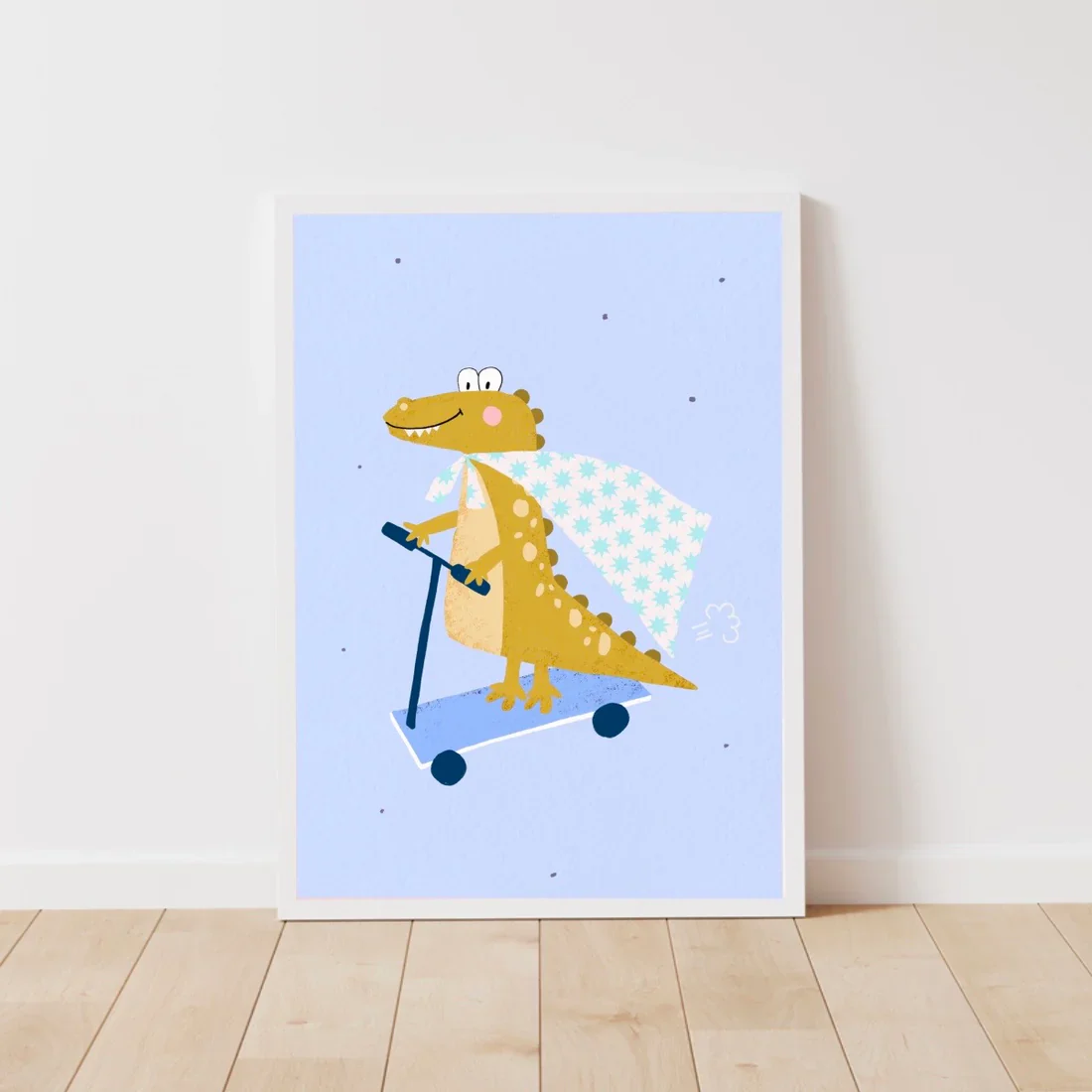 Scooting Croc blue print