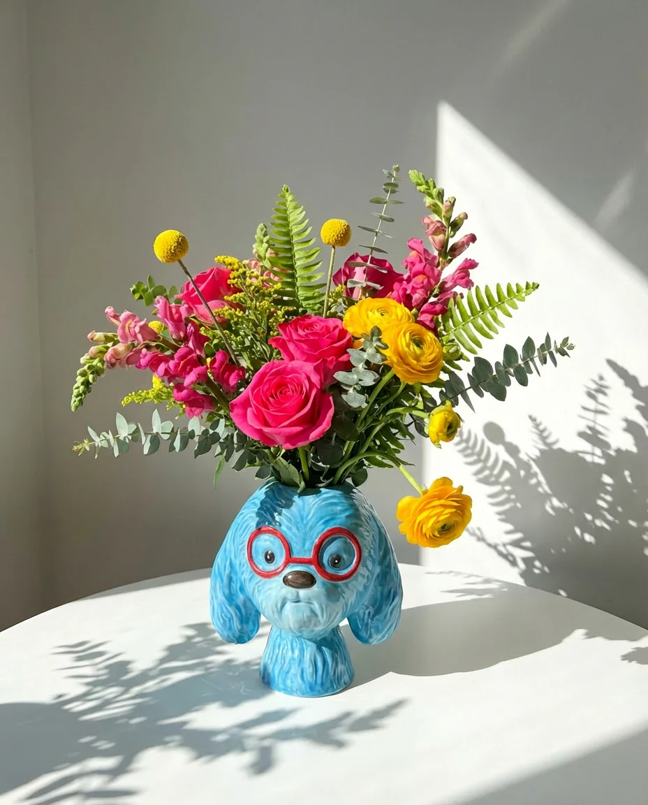 Scruffy Dog Vase - Image 2