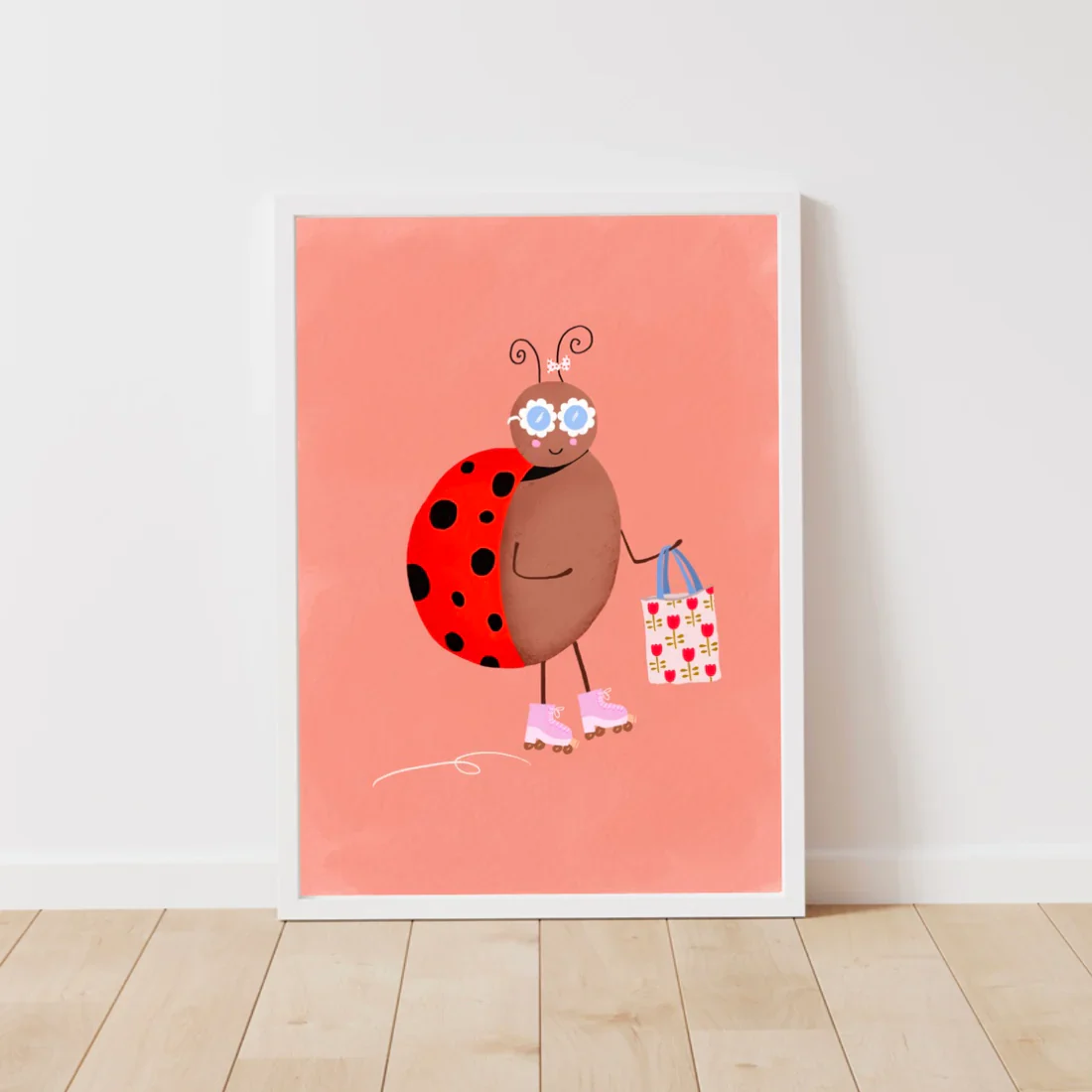 Shopper Ladybug Print