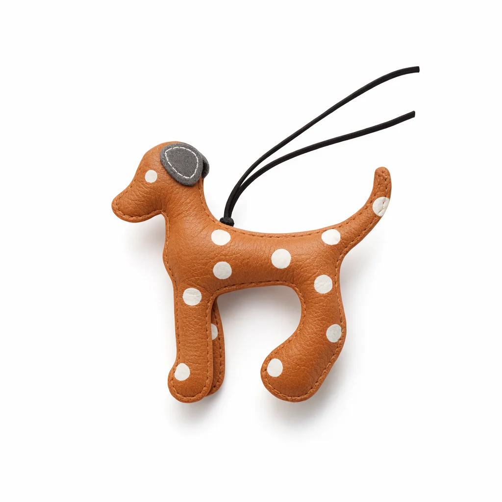 Spotted  dog  Bag Charms - colours assorted - Image 2