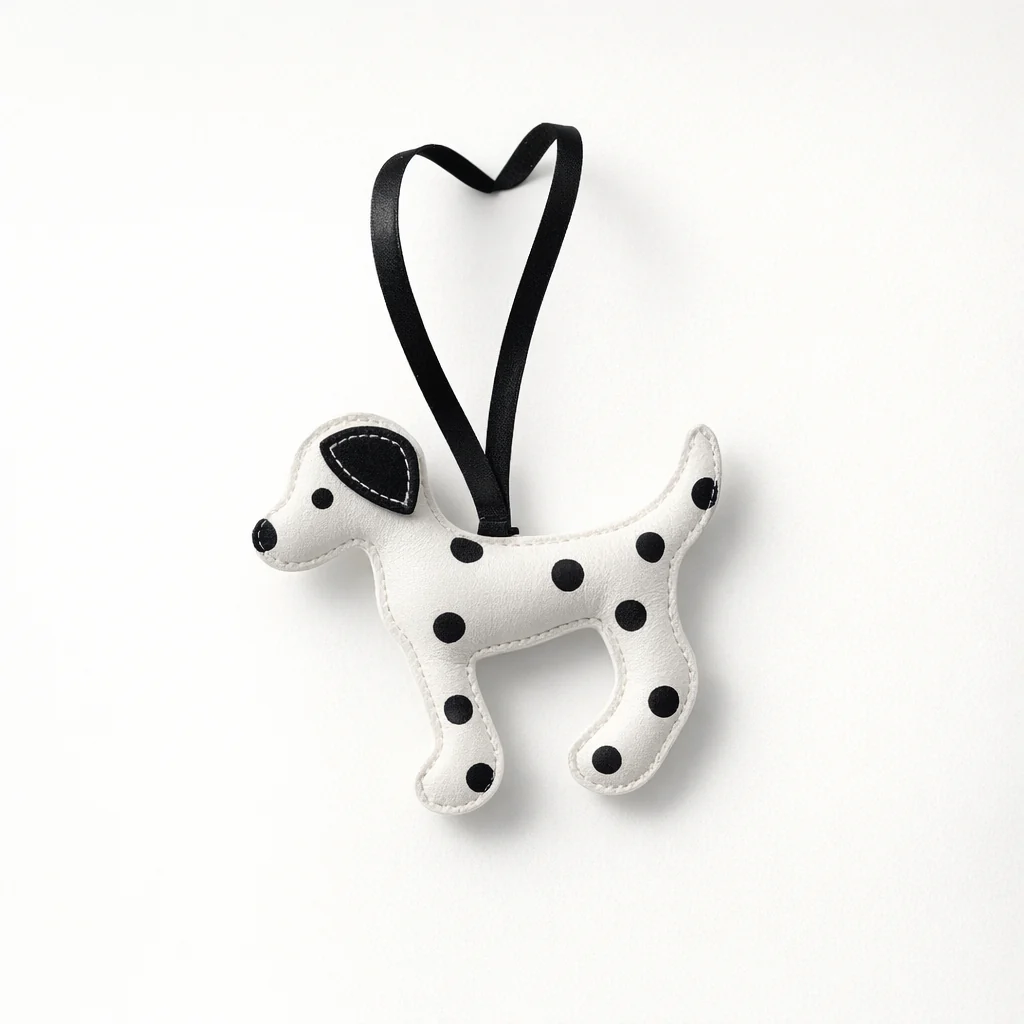 Spotted  dog  Bag Charms - colours assorted - Image 3