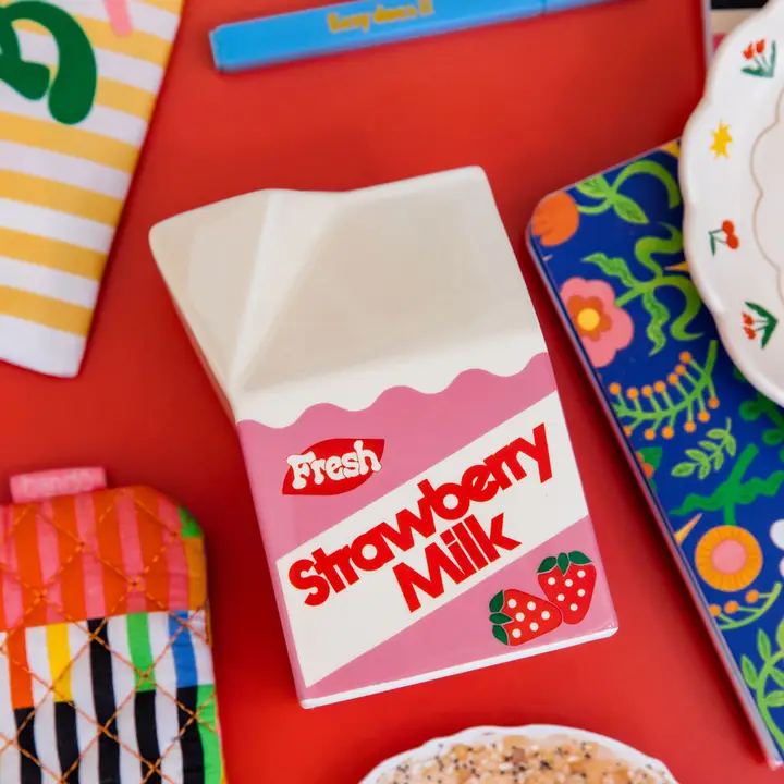 Strawberry Milk Vase - Image 2
