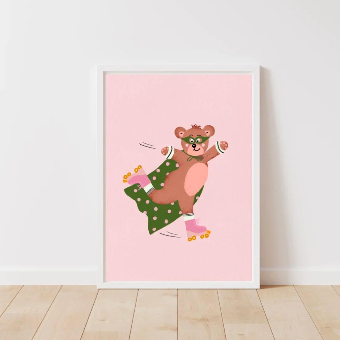 Superhero Bear print