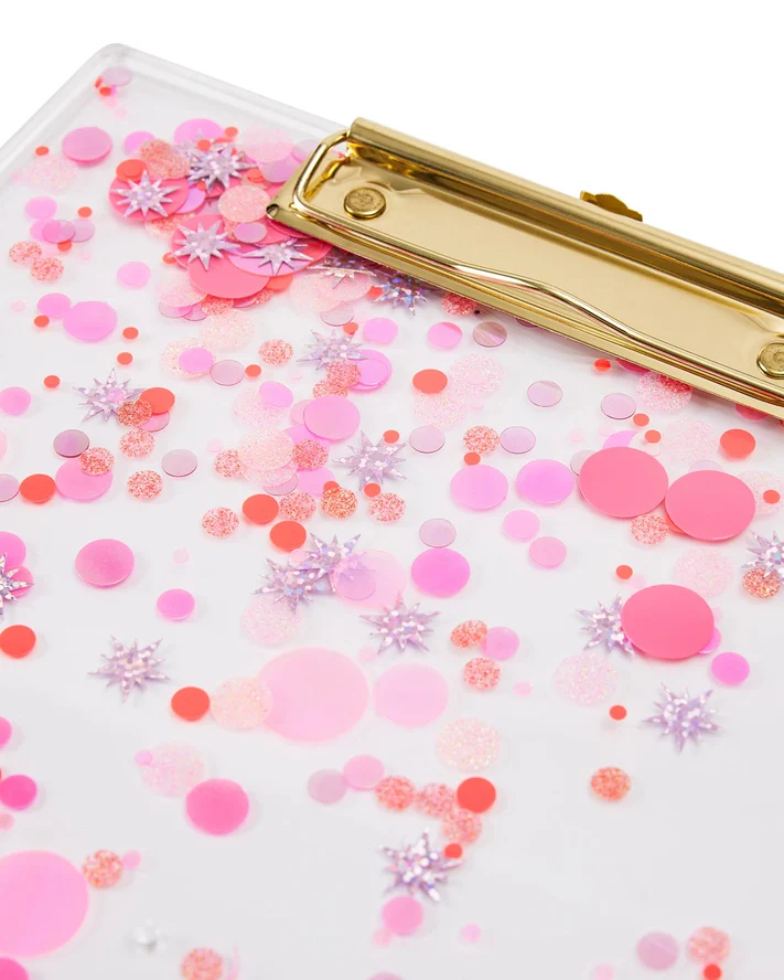 Sweet Tart confetti clip board