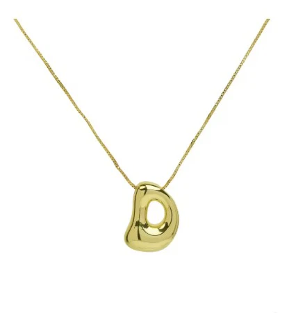 The "Goldie" - Bubble Initial necklace - Image 13