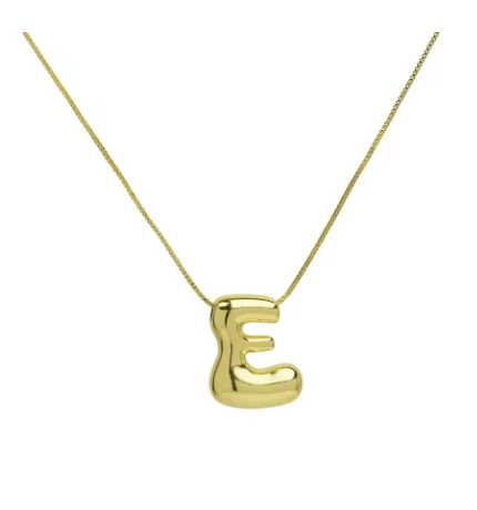 The "Goldie" - Bubble Initial necklace - Image 14