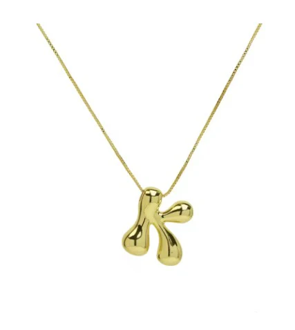 The "Goldie" - Bubble Initial necklace - Image 19