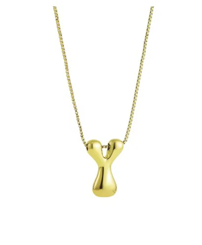 The "Goldie" - Bubble Initial necklace - Image 32