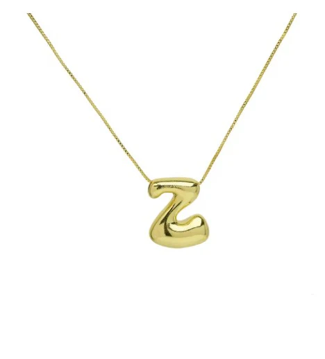 The "Goldie" - Bubble Initial necklace - Image 33