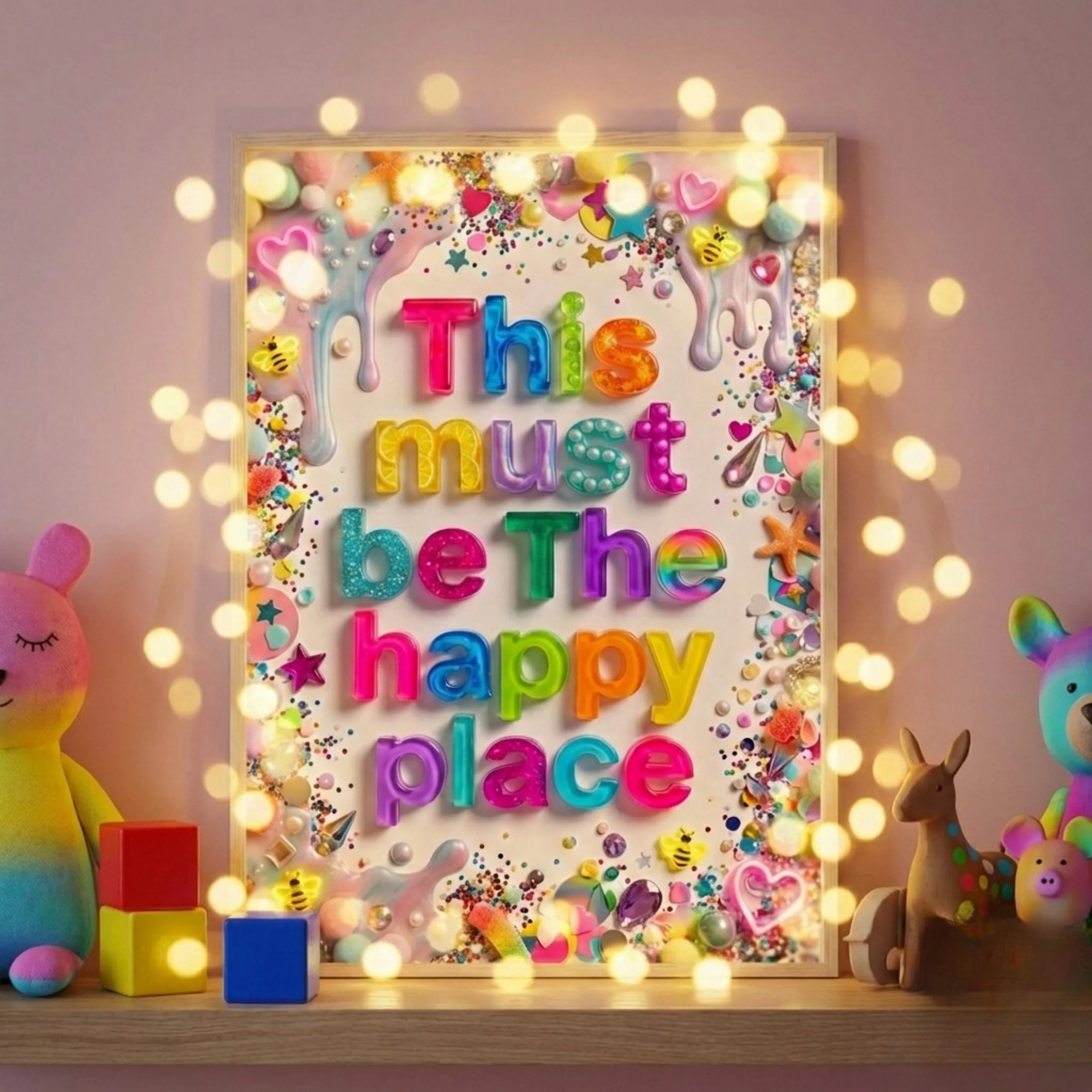 This Must Be The Happy Place - Collage Print - Image 2