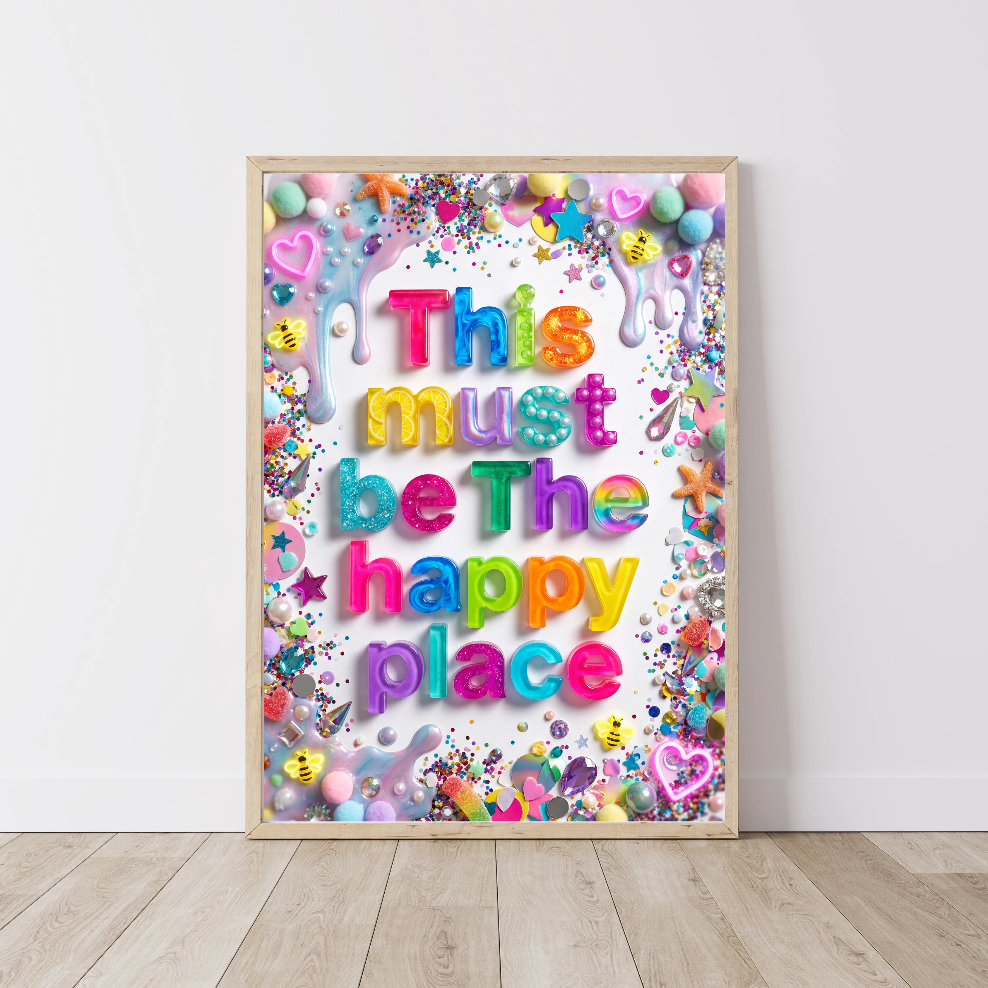 This Must Be The Happy Place - Collage Print - Image 3