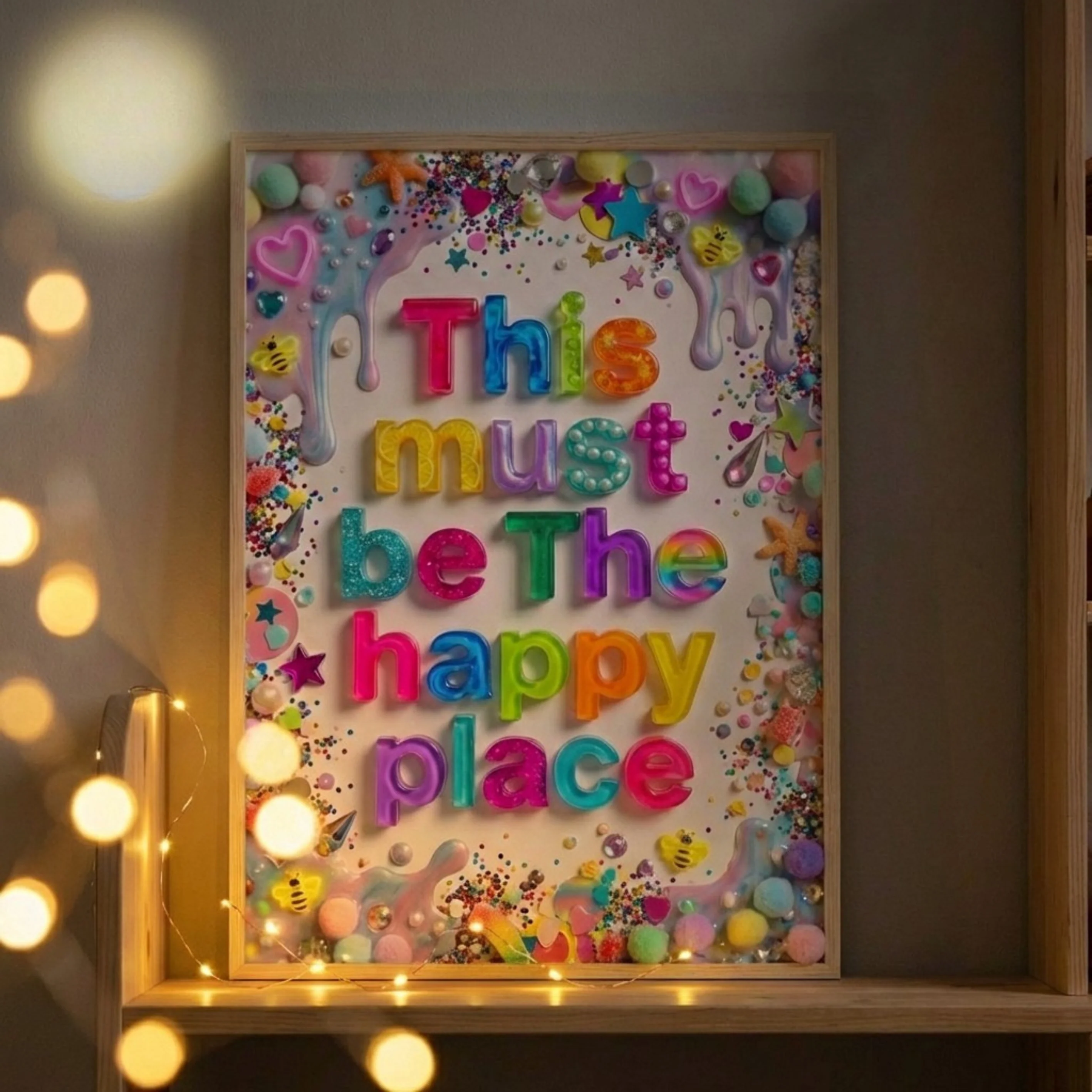 This Must Be The Happy Place - Collage Print - Image 5