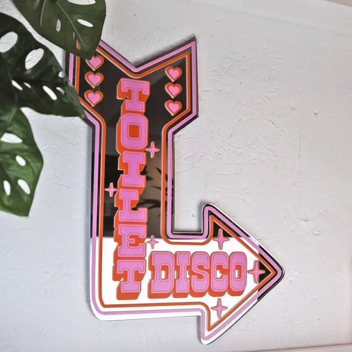 Toilet Disco Arrow - Pink