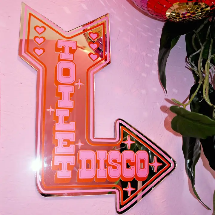 Toilet Disco Arrow - Pink - Image 2