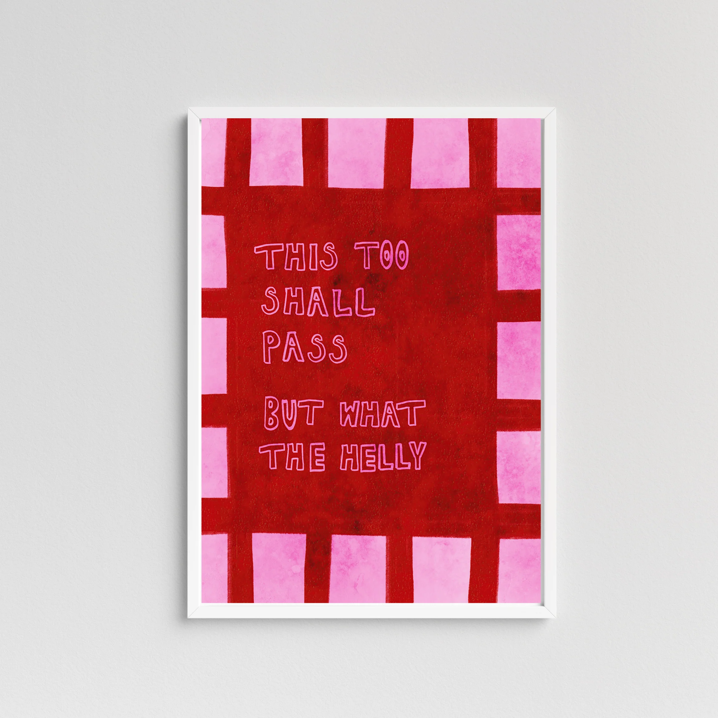 What The Helly Art Print