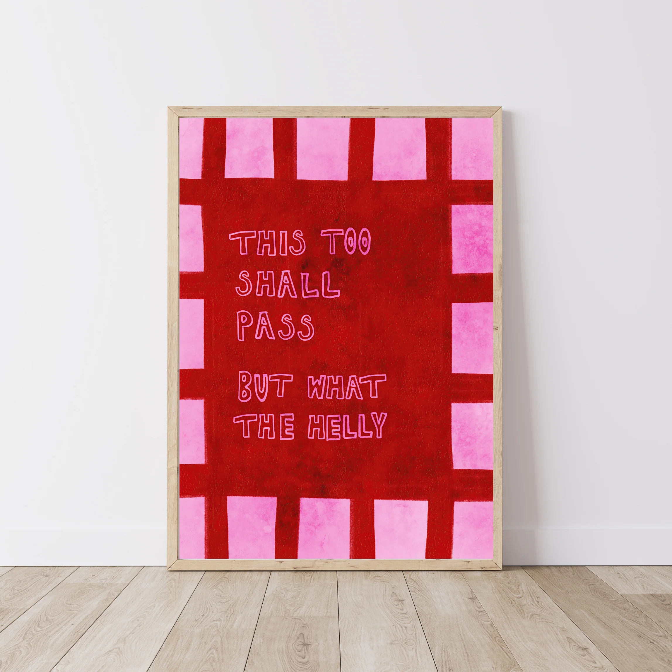 What The Helly Art Print - Image 2